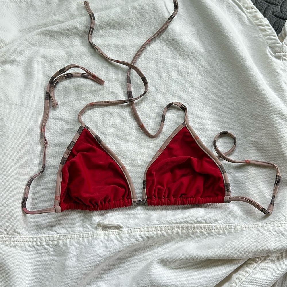 Authentic Burberry bikini top, swimwear top